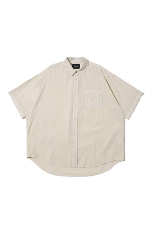 CB PIGMENT SHORT SLEEVE SHIRT (BEIGE)
