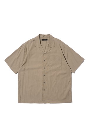 COOL WASHING SHORT SLEEVE SHIRT (BEIGE)