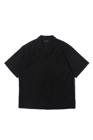 COOL WASHING SHORT SLEEVE SHIRT (BLACK)
