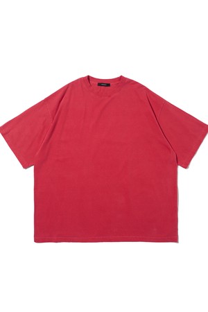 PIGMENT OVER BOX SHORT SLEEVE (RED)