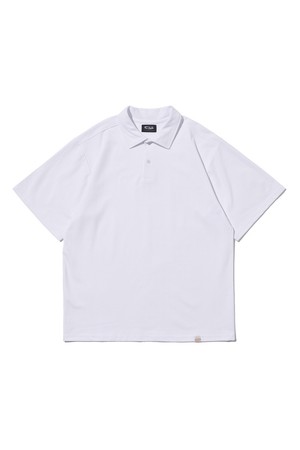 SORONA BASIC COLLAR SHORT-SLEEVE (WHITE)