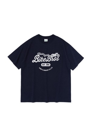 BIKE MOMENT SHORT SLEEVE T-SHIRT (NAVY)
