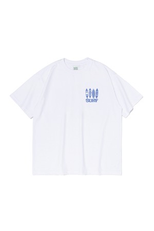 TRAVEL LINE SURF SHORT-SLEEVE T-SHIRT (WHITE)