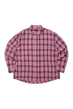 PIGMENT SEMI-CHECK SHIRT (PINK)