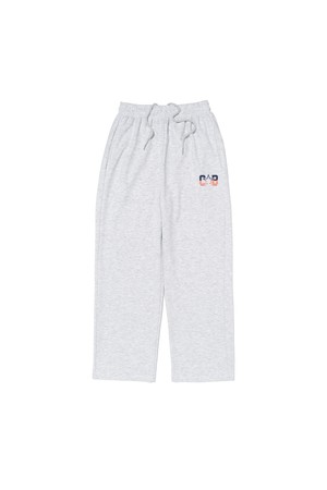 AMERICAN LOGO LOGO SWEAT PANTS (R.GRAY)