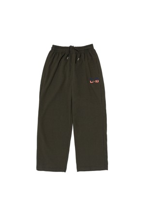 AMERICAN LOGO LOGO SWEAT PANTS (KHAKI)