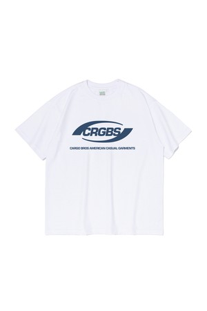 (BIG SIZE) OVER BOX LOGO SHORT SLEEVE T-SHIRT (WHITE)