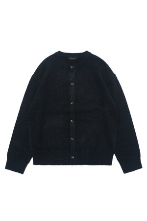 울 블렌드 라운드 니트 가디건  (블랙)