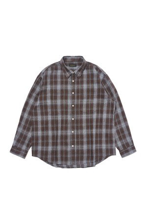 클래식 어반 체크셔츠 (브라운)