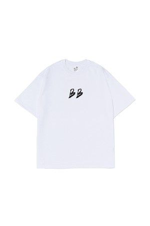 BB 타이포 티셔츠 (화이트)