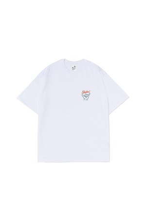 SHAKA 로고 티셔츠  (화이트)