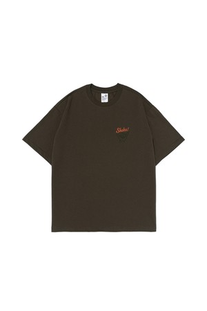 SHAKA 로고 티셔츠  (카키)