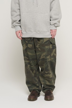 CAMO PATTERN BIO BALLOON PANTS (KHAKI)
