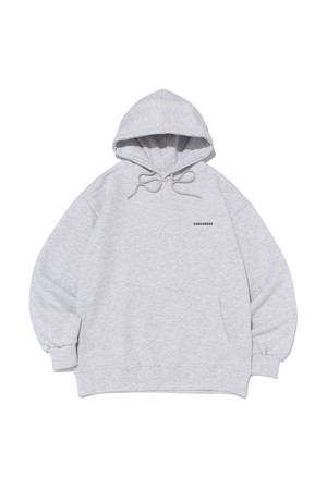 ESSENTIAL LOGO OVER HOOD T-SHIRT (LIGHT GRAY)