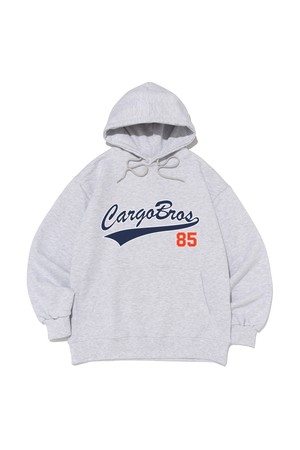 BROS 85 OVER HOOD T-SHIRT (LIGHT GRAY)