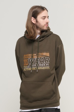 TECH GARMENT OVER HOOD T-SHIRT (KHAKI)