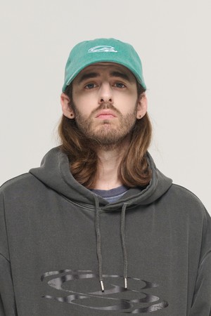 CIRCLE LOGO PIGMENT BALLCAP (GREEN)