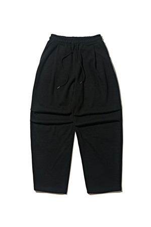 울 와이드 벌룬 팬츠 (블랙)