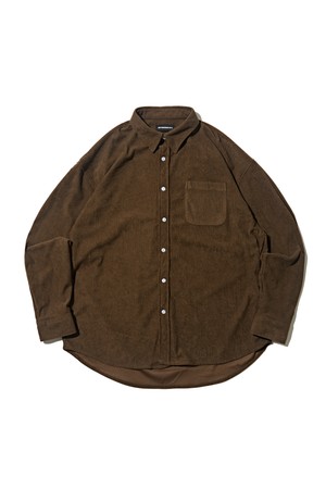 클래식 코듀로이 세미 셔츠 (브라운)