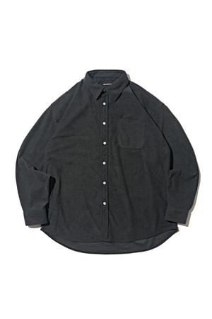 클래식 코듀로이 세미 셔츠 (차콜)