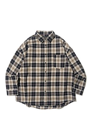 웨스턴 프라임 체크셔츠 (블랙)