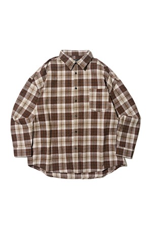 웨스턴 프라임 체크셔츠 (브라운)