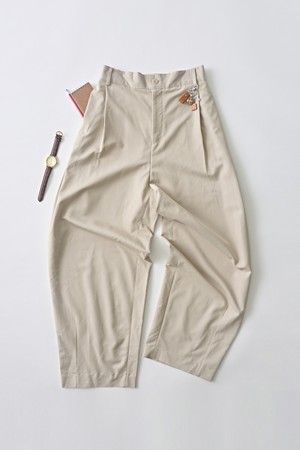 울 블랜드 벌룬 슬랙스 (베이지)