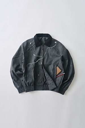 빈티지 리벳 워크 자켓 (블랙)