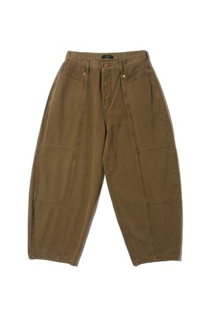 절개 포인트 웨스턴 벌룬 팬츠 (브라운)