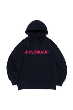 [기모선택] 시그니처 로고 후드 티셔츠 (네이비)