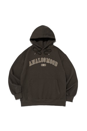 [기모선택] 아치 로고 후드티셔츠 (카키)