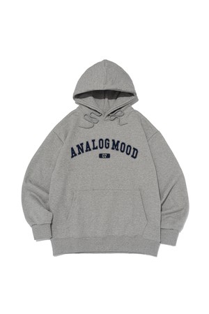 [기모선택] 아치 로고 후드티셔츠 (그레이)