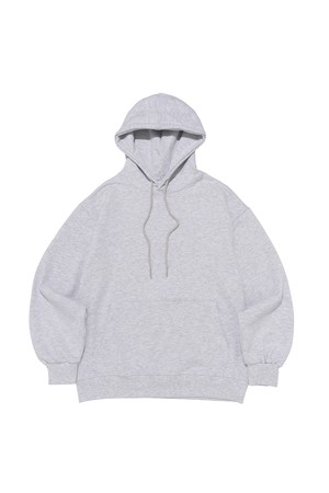 [기모선택] 에센셜 플랜 후드티셔츠 (라이트그레이)