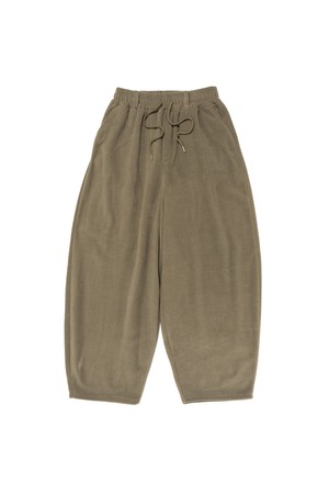 CB FLEECE WIDE STREET PANTS (BEIGE)