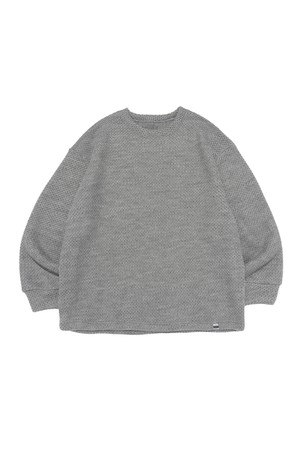 HARVEY FIT VINTAGE NAPPING KNIT (GRAY)