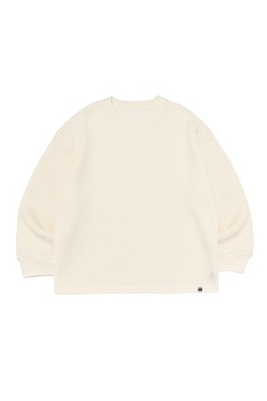 HARVEY FIT VINTAGE NAPPING KNIT (IVORY)