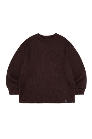 HARVEY FIT VINTAGE NAPPING KNIT (BROWN)