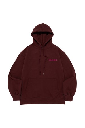 ESSENTIAL LOGO OVER HOOD T-SHIRT (WINE/PINK)