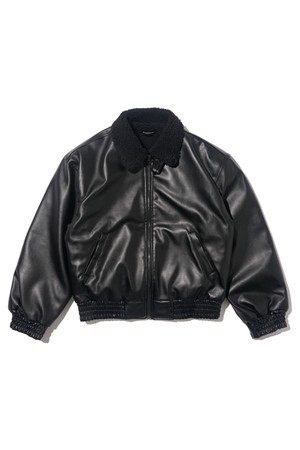 시어링 스트릿 오버 무스탕 (블랙)