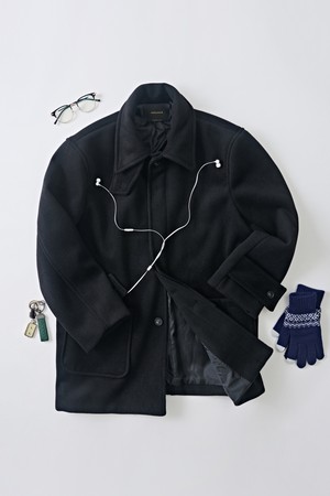 프리미엄 테일러드 하프코트 (블랙)