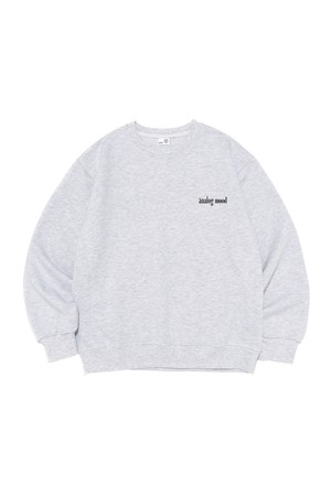 베이직 로고 스웨트셔츠 (그레이)