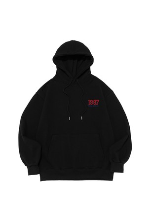 (BIGSIZE) IKONIC LOGO HOOD T-SHIRT (BLACK)