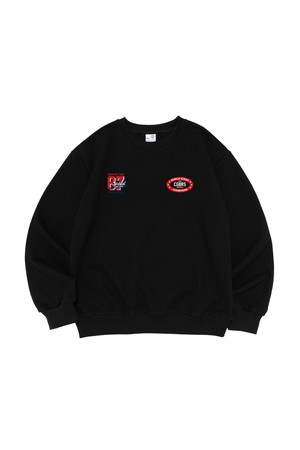 CIRCLE STREET NUMBER SWEATSHIRT (BLACK)