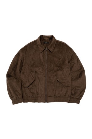 SUEDE OVER-TOUCH JACKET (BROWN)