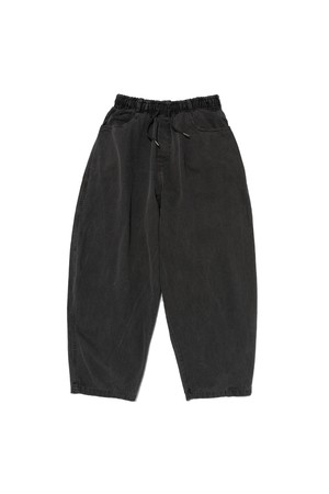HIGH CURVED PIGMENT PANTS (CHARCOAL)