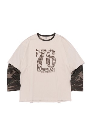 ACS CAMO LAYERED T-SHIRT (BEIGE)