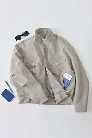 앤틱 리벳 워크자켓 (그레이)