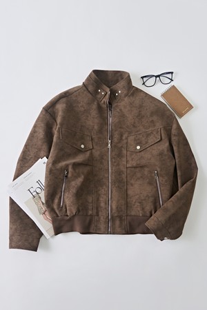앤틱 리벳 워크자켓 (브라운)