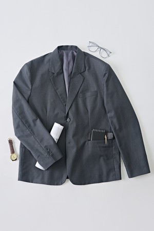 TR 오버사이즈 블레이저 (차콜)