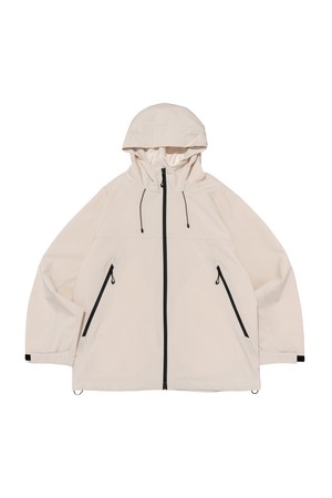 ESSENTIAL COMFORT WINDBREAKER JACKET (IVORY)
